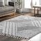 Nuloom Risette Geometric Shag Tassel Area Rug 8ft 10in x 12ft OZDN19B-9012 - alternate 2